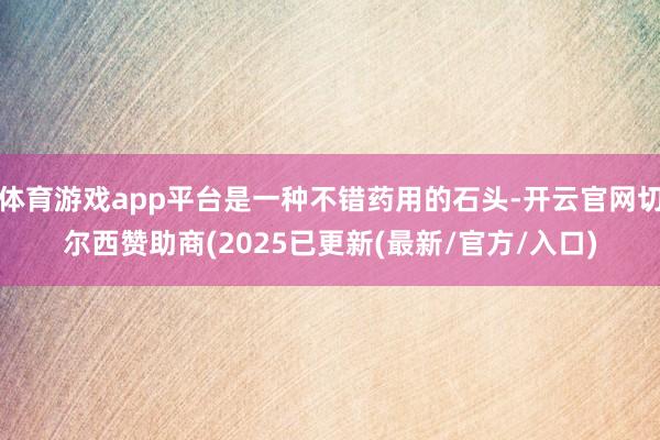 体育游戏app平台是一种不错药用的石头-开云官网切尔西赞助商(2025已更新(最新/官方/入口)
