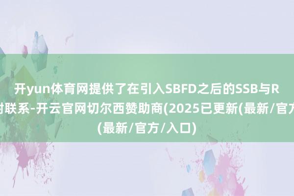 开yun体育网提供了在引入SBFD之后的SSB与RO的映射联系-开云官网切尔西赞助商(2025已更新(最新/官方/入口)